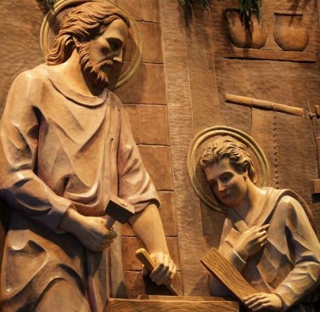 Jesus as Carpenter with Joseph